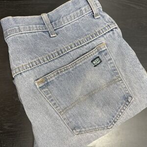 Vintage Key Jeans Mens 36x30 Fits 38x28 Chore Farmer Trucker Denim